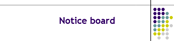 Notice board