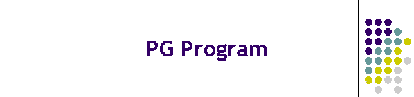 PG Program